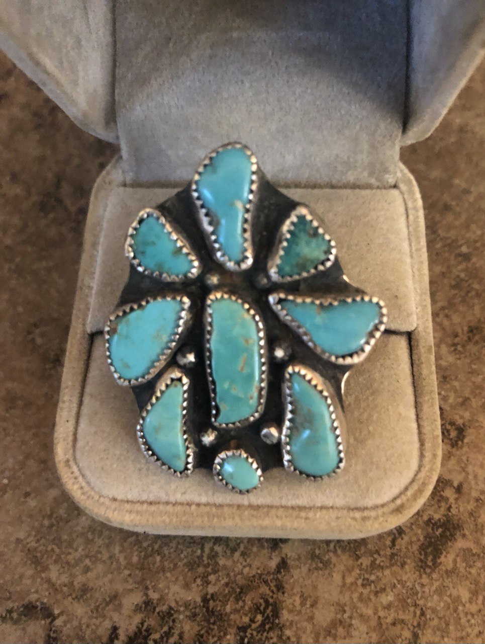 Turquoise FOX NUGGET Ring